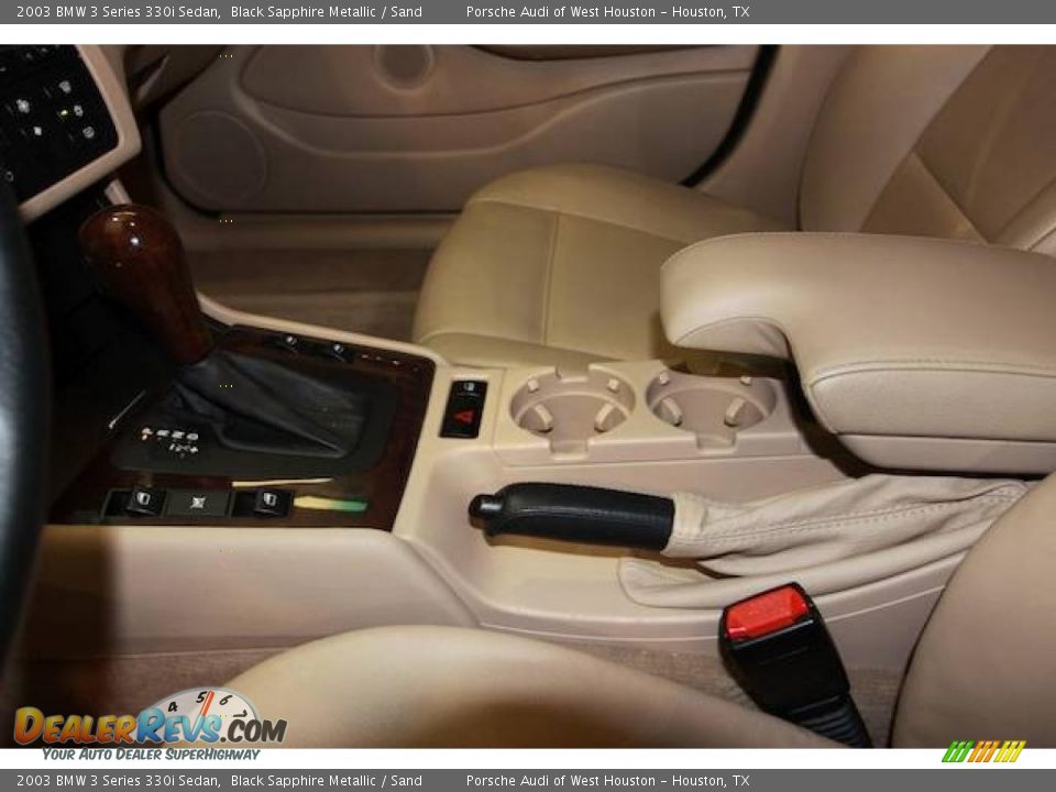 2003 BMW 3 Series 330i Sedan Black Sapphire Metallic / Sand Photo #19