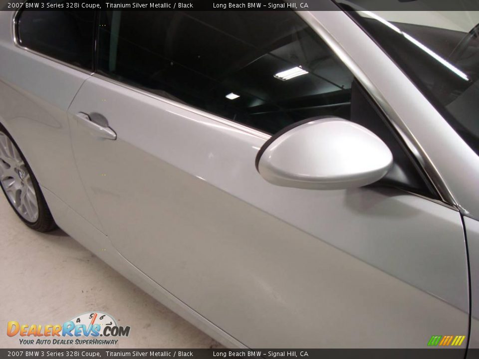2007 BMW 3 Series 328i Coupe Titanium Silver Metallic / Black Photo #4