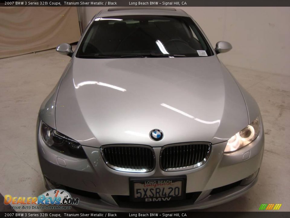 2007 BMW 3 Series 328i Coupe Titanium Silver Metallic / Black Photo #5