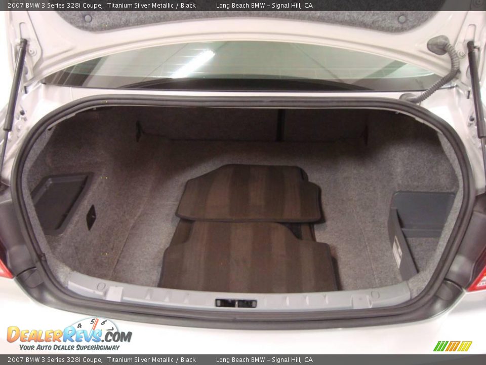 2007 BMW 3 Series 328i Coupe Titanium Silver Metallic / Black Photo #9