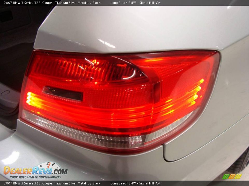 2007 BMW 3 Series 328i Coupe Titanium Silver Metallic / Black Photo #11