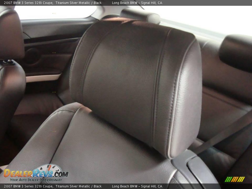 2007 BMW 3 Series 328i Coupe Titanium Silver Metallic / Black Photo #24