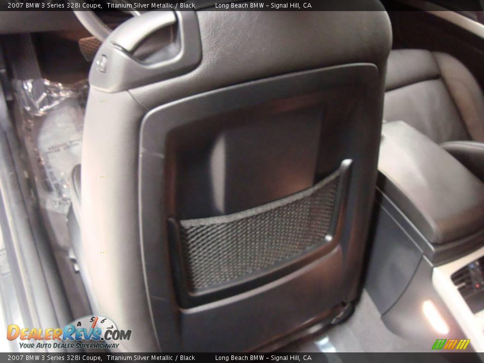 2007 BMW 3 Series 328i Coupe Titanium Silver Metallic / Black Photo #30
