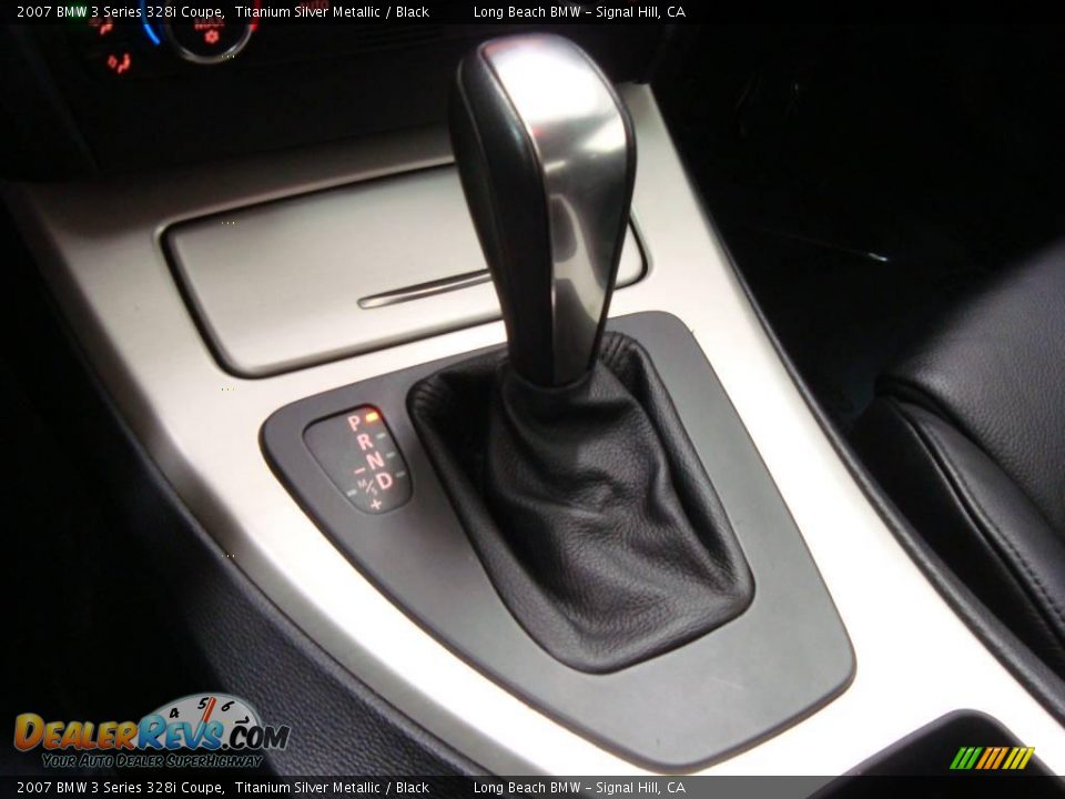2007 BMW 3 Series 328i Coupe Titanium Silver Metallic / Black Photo #35