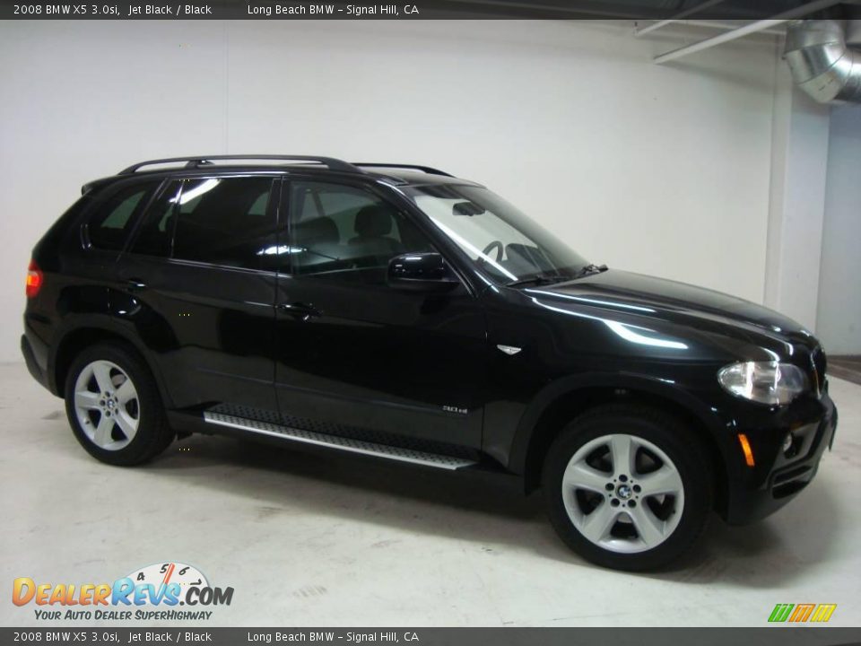 2008 BMW X5 3.0si Jet Black / Black Photo #2