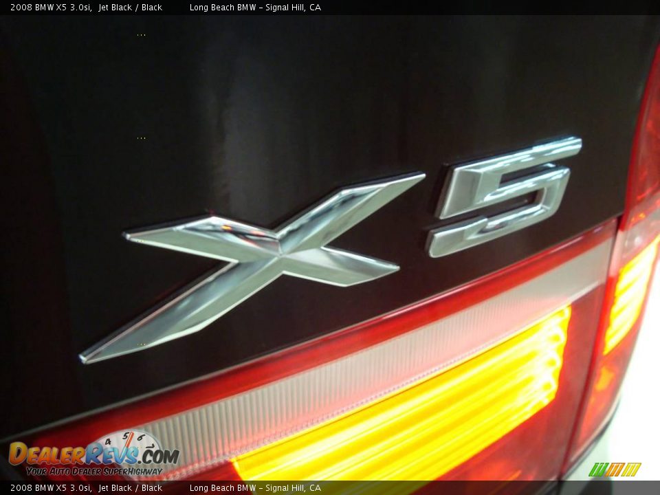 2008 BMW X5 3.0si Jet Black / Black Photo #7