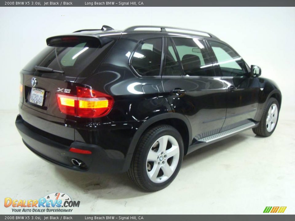 2008 BMW X5 3.0si Jet Black / Black Photo #8