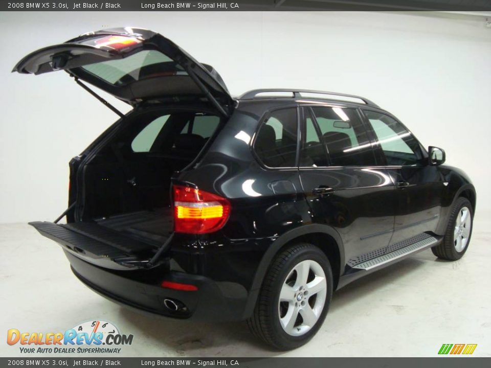 2008 BMW X5 3.0si Jet Black / Black Photo #11