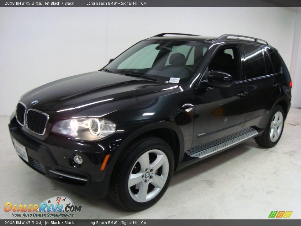 2008 BMW X5 3.0si Jet Black / Black Photo #13