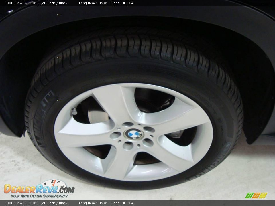 2008 BMW X5 3.0si Jet Black / Black Photo #15