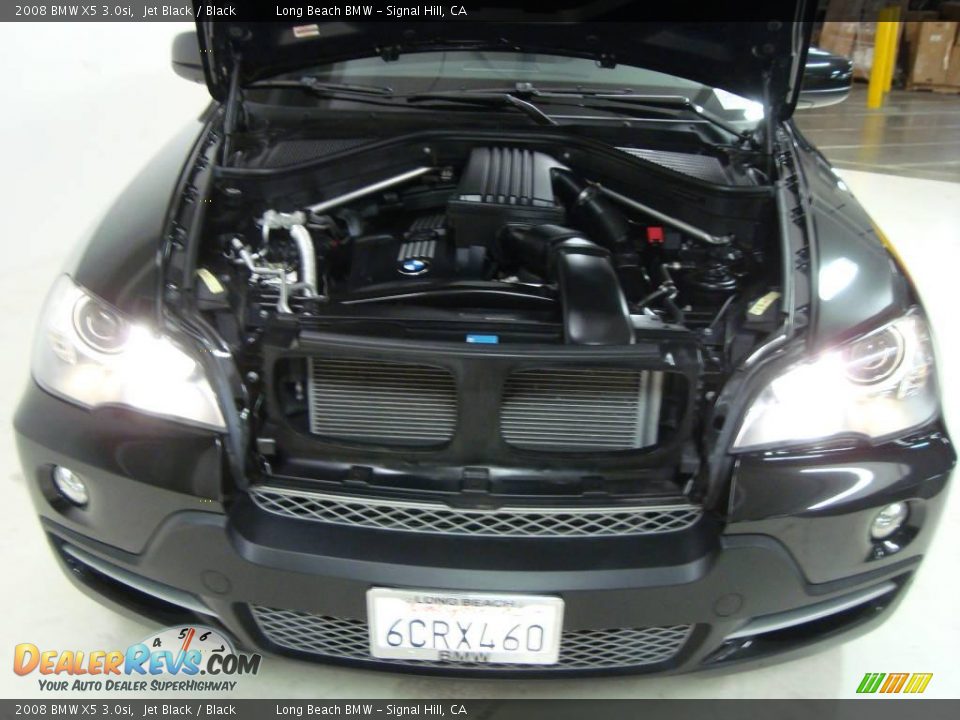 2008 BMW X5 3.0si Jet Black / Black Photo #19