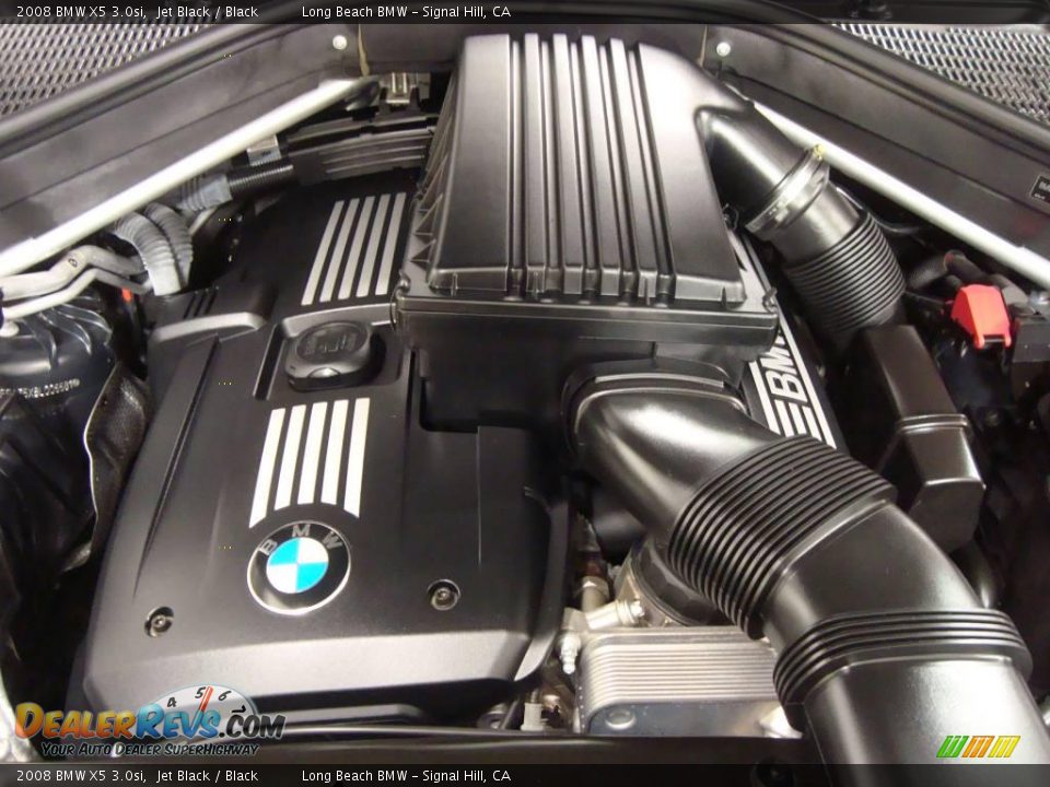 2008 BMW X5 3.0si Jet Black / Black Photo #20