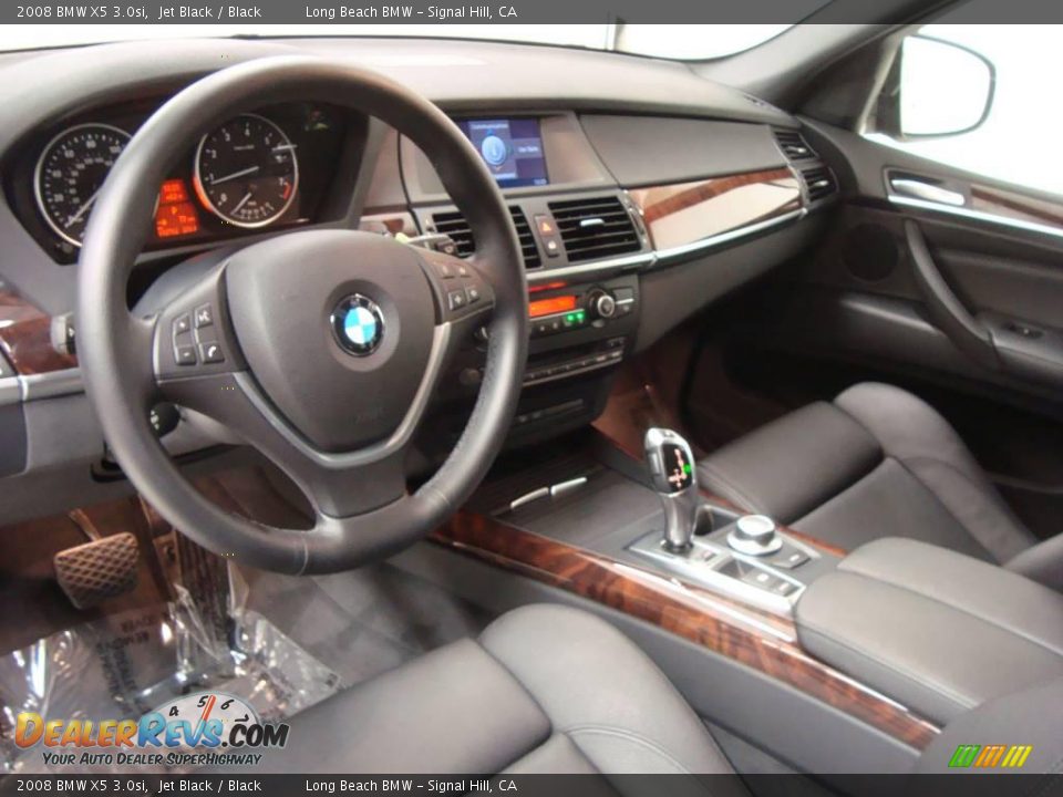 2008 BMW X5 3.0si Jet Black / Black Photo #22