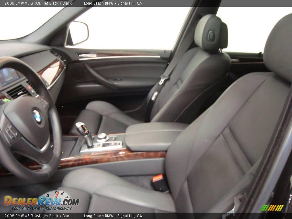 2008 BMW X5 3.0si Jet Black / Black Photo #23