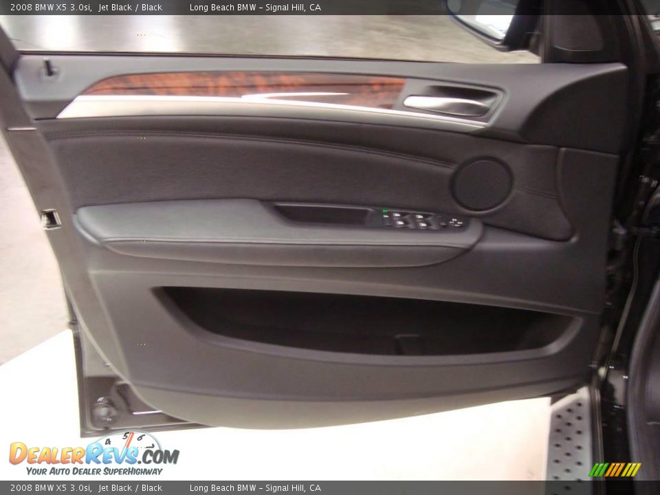 2008 BMW X5 3.0si Jet Black / Black Photo #26