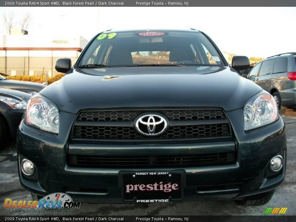 2009 Toyota RAV4 Sport 4WD Black Forest Pearl / Dark Charcoal Photo #2