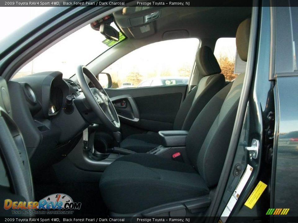 2009 Toyota RAV4 Sport 4WD Black Forest Pearl / Dark Charcoal Photo #7