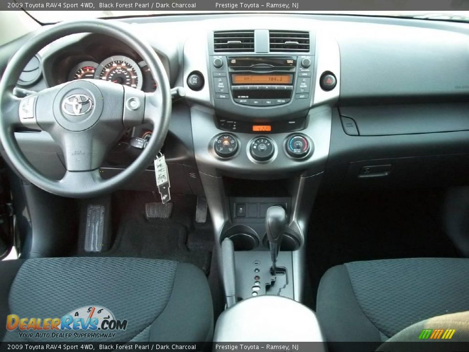 2009 Toyota RAV4 Sport 4WD Black Forest Pearl / Dark Charcoal Photo #10