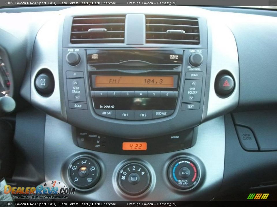 2009 Toyota RAV4 Sport 4WD Black Forest Pearl / Dark Charcoal Photo #12