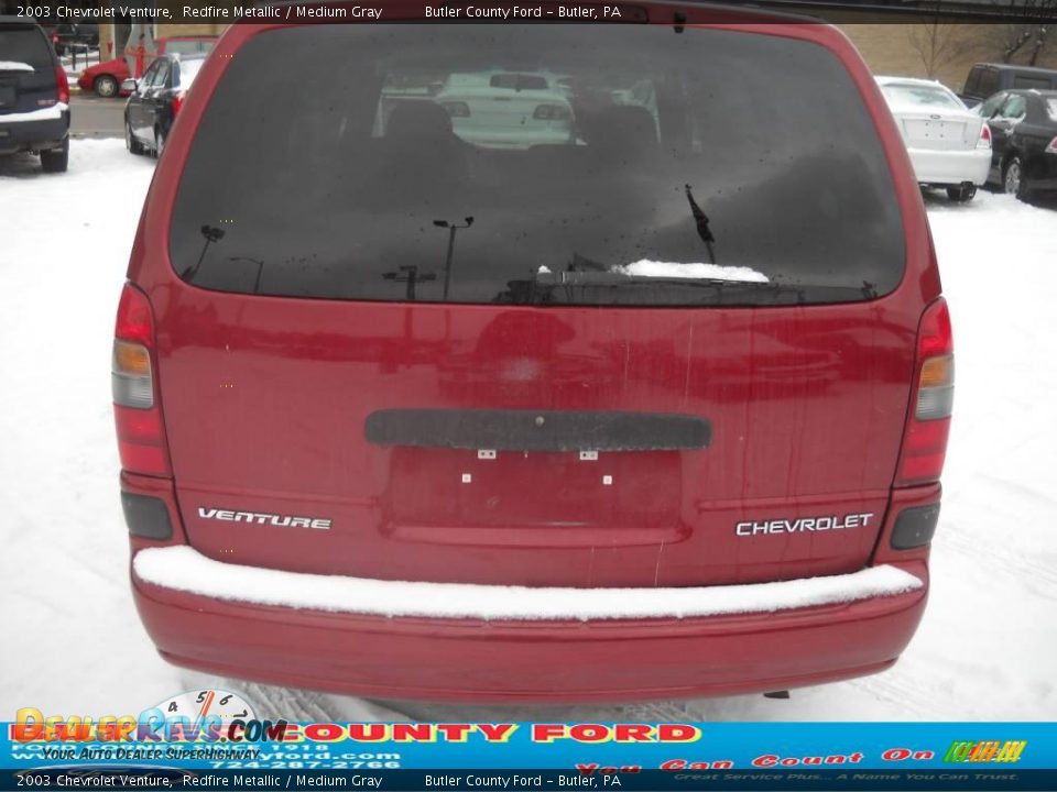 2003 Chevrolet Venture Redfire Metallic / Medium Gray Photo #3