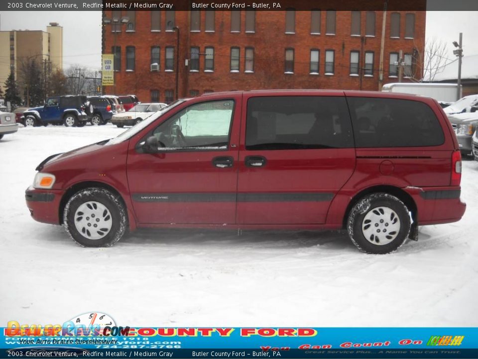 2003 Chevrolet Venture Redfire Metallic / Medium Gray Photo #5