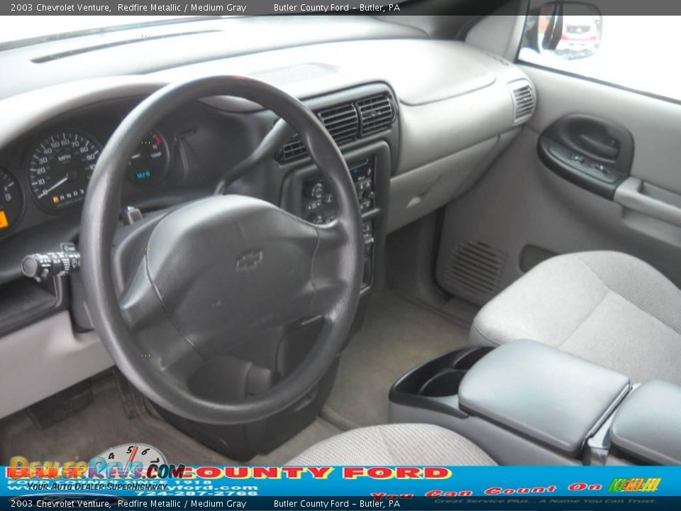 2003 Chevrolet Venture Redfire Metallic / Medium Gray Photo #7