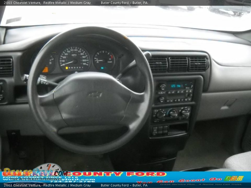 2003 Chevrolet Venture Redfire Metallic / Medium Gray Photo #10