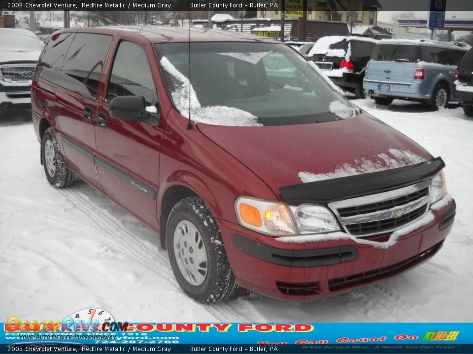 2003 Chevrolet Venture Redfire Metallic / Medium Gray Photo #20
