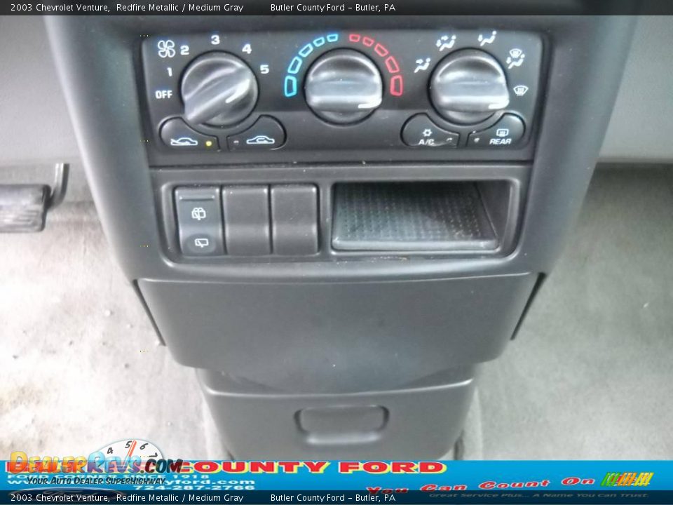 2003 Chevrolet Venture Redfire Metallic / Medium Gray Photo #23