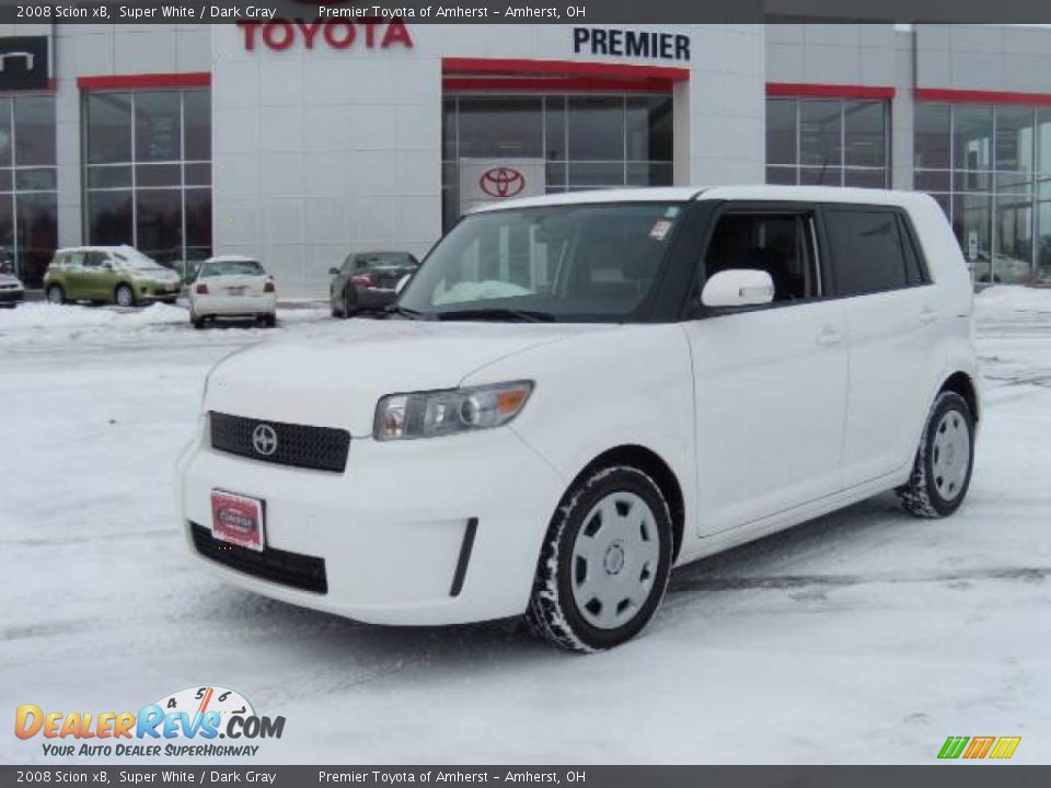 2008 Scion xB Super White / Dark Gray Photo #1