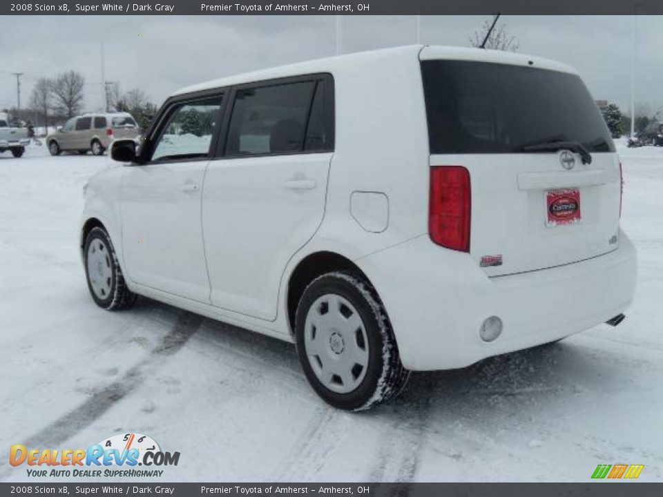 2008 Scion xB Super White / Dark Gray Photo #3