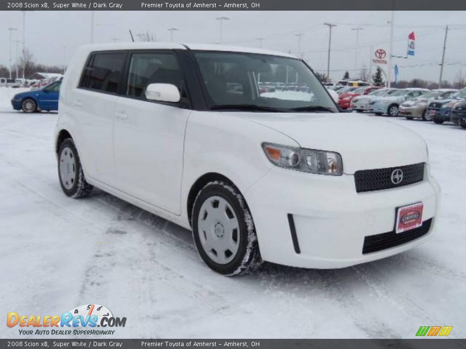 2008 Scion xB Super White / Dark Gray Photo #7