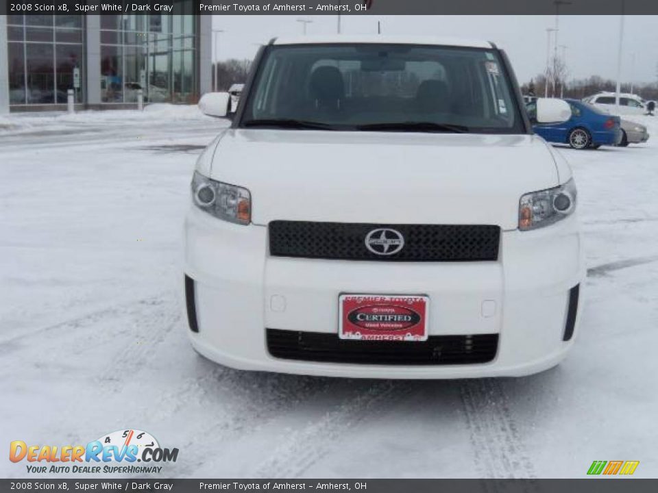2008 Scion xB Super White / Dark Gray Photo #8