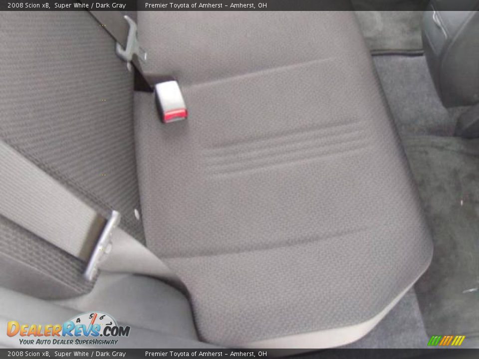 2008 Scion xB Super White / Dark Gray Photo #11