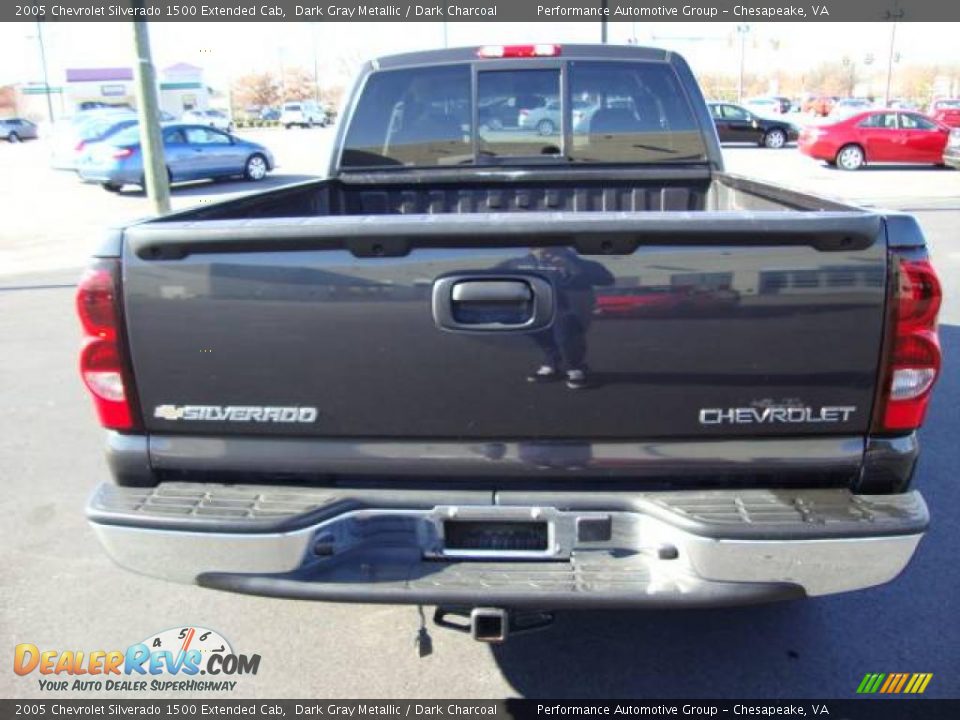 2005 Chevrolet Silverado 1500 Extended Cab Dark Gray Metallic / Dark Charcoal Photo #4