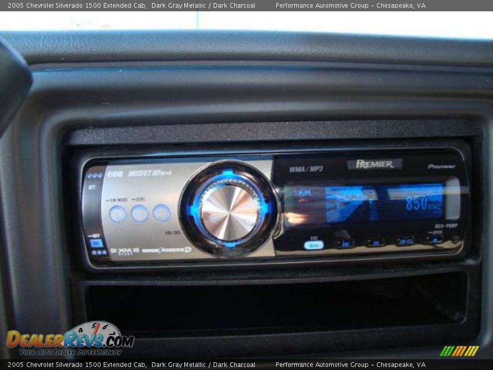 2005 Chevrolet Silverado 1500 Extended Cab Dark Gray Metallic / Dark Charcoal Photo #13