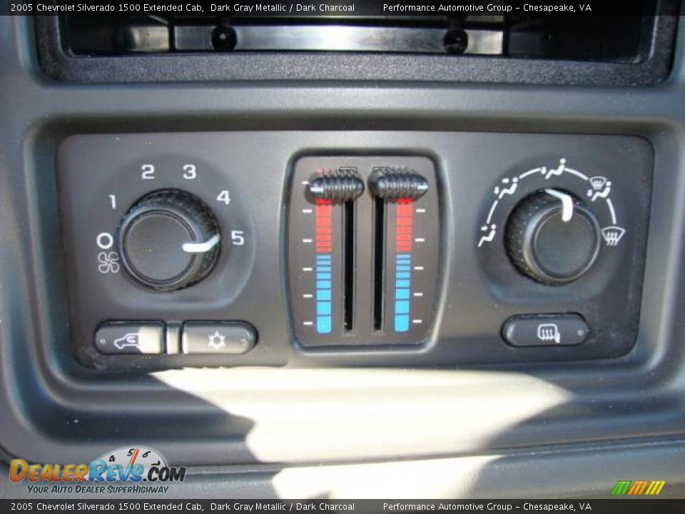2005 Chevrolet Silverado 1500 Extended Cab Dark Gray Metallic / Dark Charcoal Photo #14