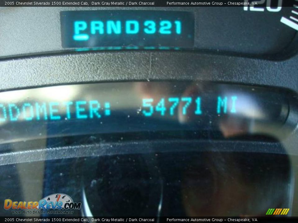 2005 Chevrolet Silverado 1500 Extended Cab Dark Gray Metallic / Dark Charcoal Photo #15