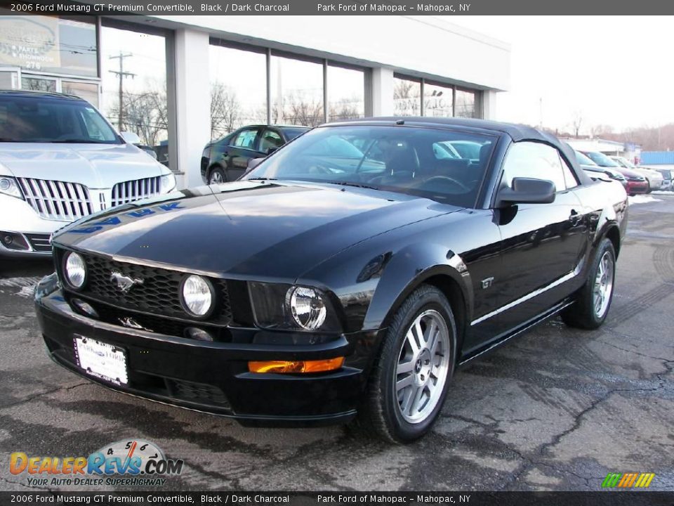 2006 Ford Mustang GT Premium Convertible Black / Dark Charcoal Photo #1