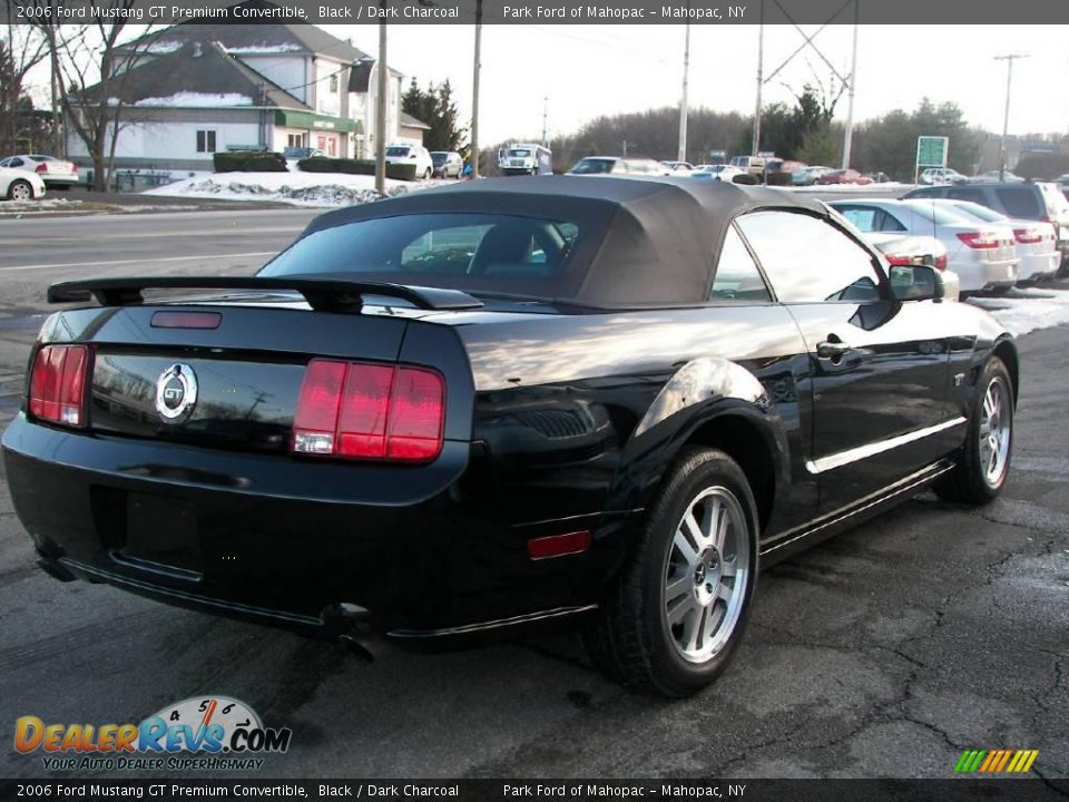 2006 Ford Mustang GT Premium Convertible Black / Dark Charcoal Photo #3