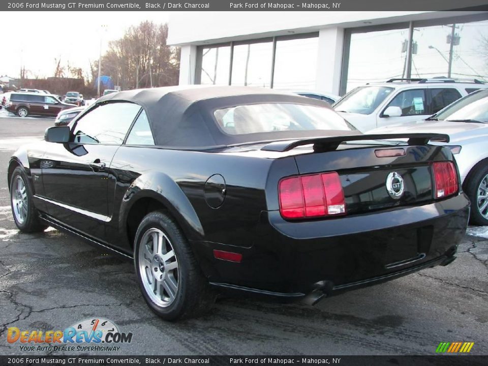 2006 Ford Mustang GT Premium Convertible Black / Dark Charcoal Photo #4