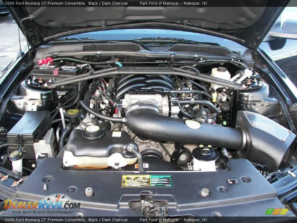 2006 Ford Mustang GT Premium Convertible Black / Dark Charcoal Photo #8