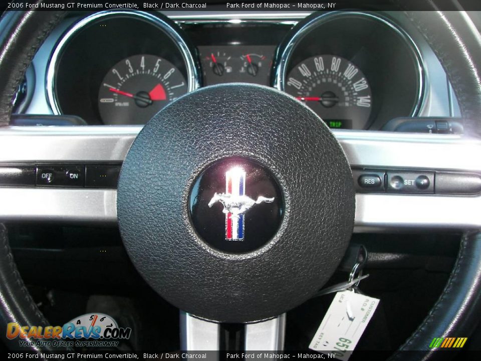 2006 Ford Mustang GT Premium Convertible Black / Dark Charcoal Photo #15