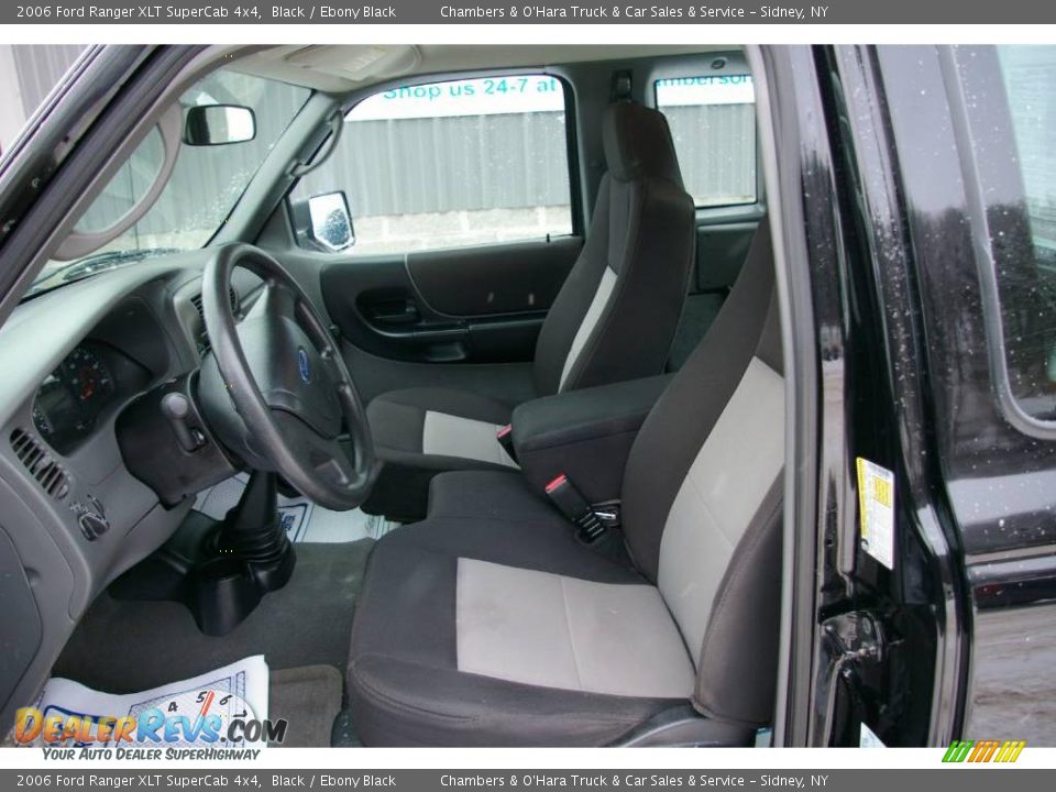 2006 Ford Ranger XLT SuperCab 4x4 Black / Ebony Black Photo #3