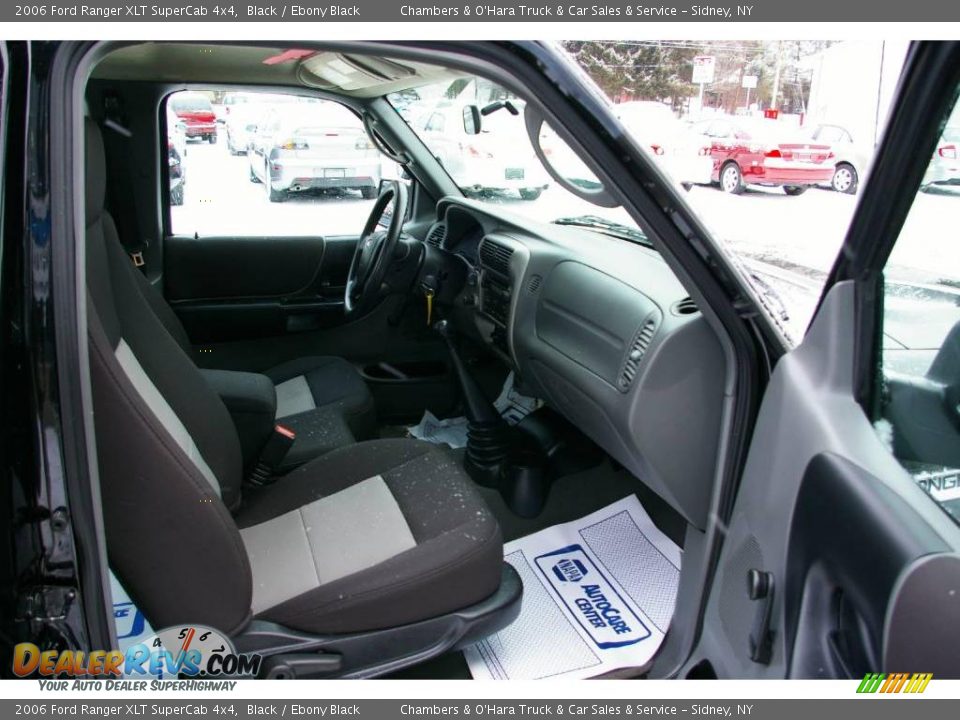 2006 Ford Ranger XLT SuperCab 4x4 Black / Ebony Black Photo #10