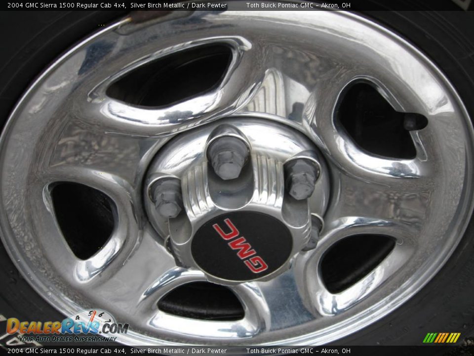 2004 GMC Sierra 1500 Regular Cab 4x4 Silver Birch Metallic / Dark Pewter Photo #12