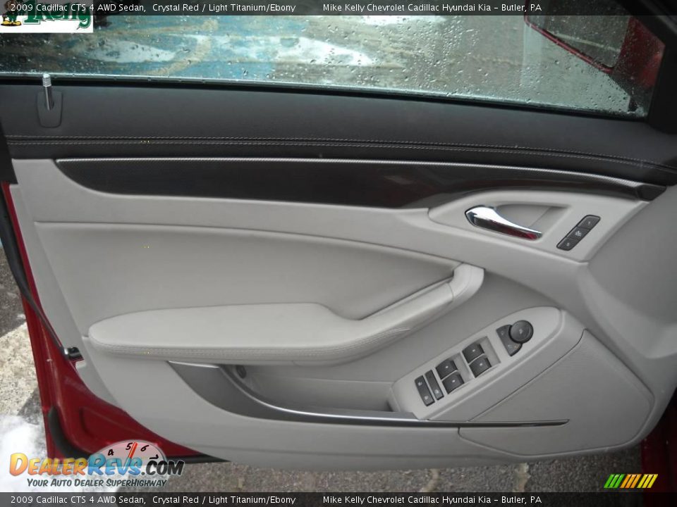 2009 Cadillac CTS 4 AWD Sedan Crystal Red / Light Titanium/Ebony Photo #7