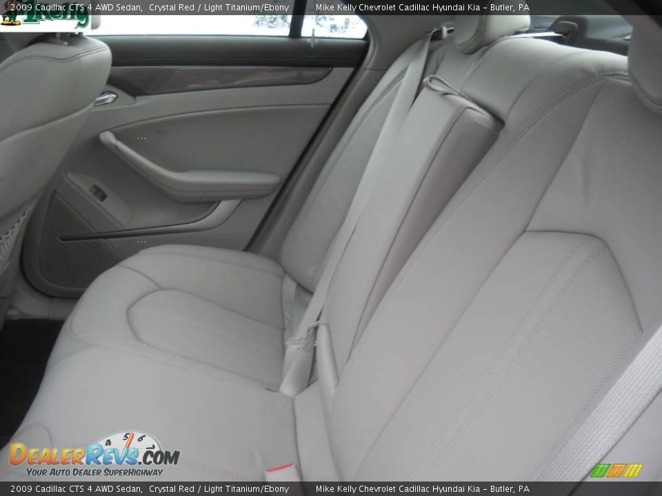 2009 Cadillac CTS 4 AWD Sedan Crystal Red / Light Titanium/Ebony Photo #13