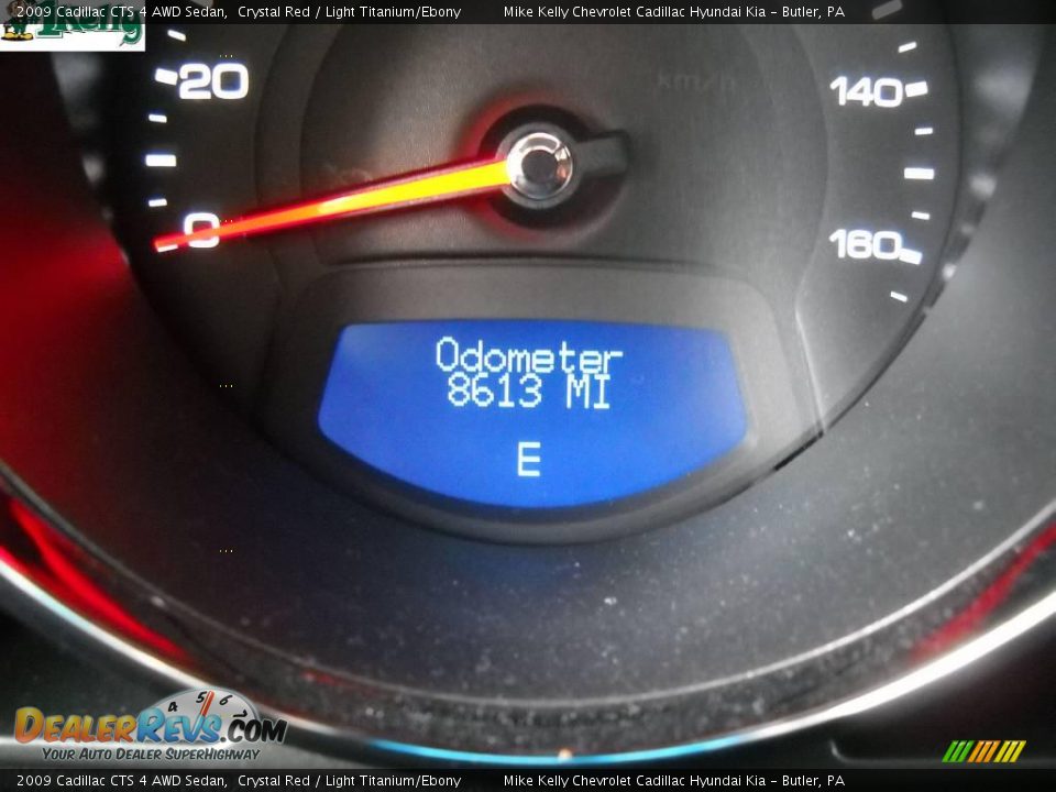 2009 Cadillac CTS 4 AWD Sedan Crystal Red / Light Titanium/Ebony Photo #20