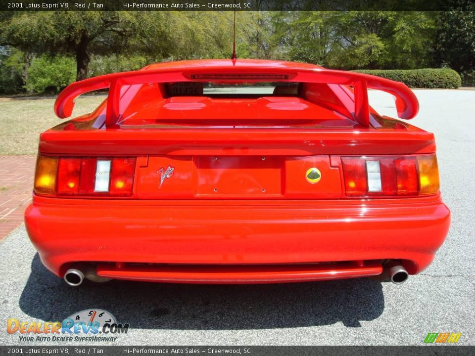 2001 Lotus Esprit V8 Red / Tan Photo #6